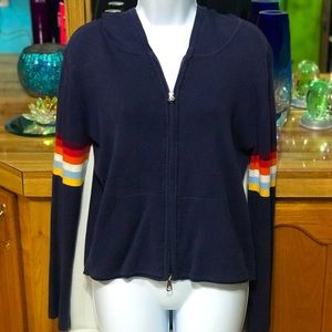 Arizona hooded sweater w zipper and pockets